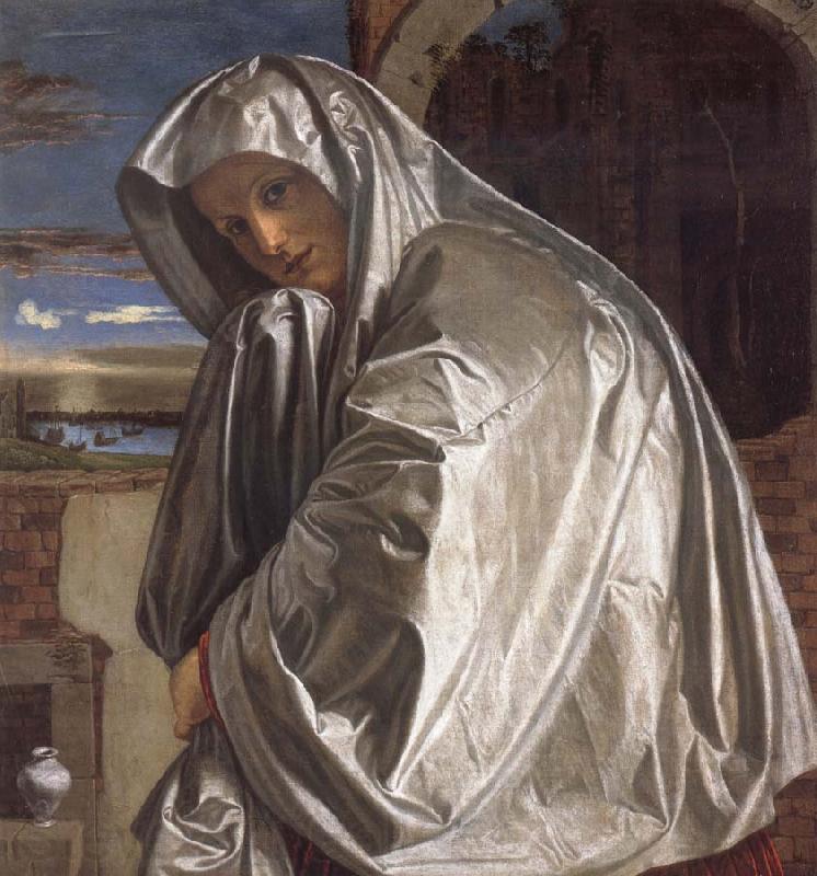 SAVOLDO, Giovanni Girolamo Saint Mary Magdalene Approaching the Sepulchre France oil painting art